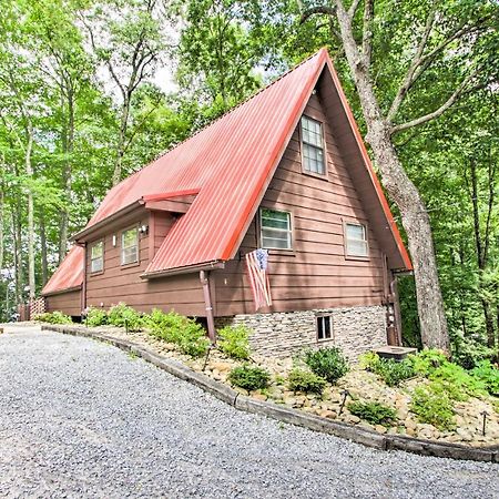 Villa A-Frame Cabin with Hot Tub Less Than 1 Mi to Ober Gatlinburg! Exterior foto